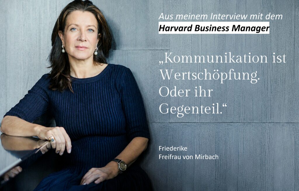 Friederike Freifrau von Mirbach über Executive Presence, Wirkung und Kommunikation im Top-Management.